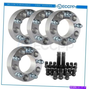 Xy[T[ 4pc 2 "50mm5x5?5x5 1/2"zC[Xy[T[+23pcsOibg+W[vp2L[ 4Pc 2" 50mm Thick 5x5 to 5x5 1/2" wheel spacers+23Pcs Lug Nuts+2 Keys for Jeep