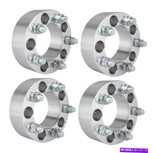 �X�y�[�T�[ 4PCS 2 "�z�C�[���X�y�[�T�[�A�_�v�^�[5x4.5?5x4.5 1/2" x20�W�[�v�����O���[�p�X�^�b�h 4PCS 2" Wheel Spacers Adapters 5x4.5 to 5x4.5 1/2"x20 Studs For Jeep Wrangler