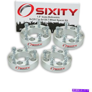 �X�y�[�T�[ 4pc 1.5 "isuzu hombre�A�_�v�^�[���O�X�^�b�h5x120.7 mw�p�z�C�[���X�y�[�T�[ 4pc 1.5" Wheel Spacers for Isuzu Hombre Adapters Lugs Studs 5x120.7 mw