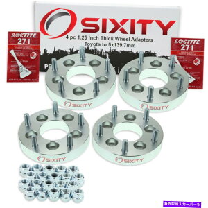�X�y�[�T�[ 4PC 5x114.3mm����5x139.7mm�z�C�[���X�y�[�T�[�A�_�v�^�[1.25  4pc 5x114.3mm to 5x139.7mm Wheel Spacers Adapters 1.25 for Toyota Avalon wz�y���s�A���i�z