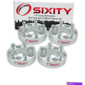 �X�y�[�T�[ 4pc 1.5 "isuzu hombre�A�_�v�^�[���O�X�^�b�h5x4.75 ka�̃z�C�[���X�y�[�T�[ 4pc 1.5" Wheel Spacers for Isuzu Hombre Adapters Lugs Studs 5x4.75 ka