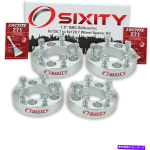 �X�y�[�T�[ 4PC 1.5 "GMC�p�z�C�[���X�y�[�T�[�W�~�[�\�m�}�A�_�v�^�[���O�X�^�b�h5x120.7 JG 4pc 1.5" Wheel Spacers for GMC Jimmy Sonoma Adapters Lugs Studs 5x120.7 jg
