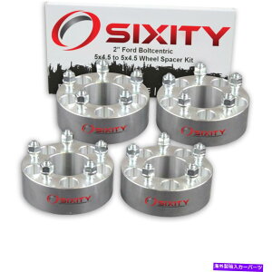 Xy[T[ 4PC 2 "tH[hg[XGXP[vt[WA_v^[OX^bh5x4.5̃zC[Xy[T[ 4pc 2" Wheel Spacers for Ford Taurus Escape Fusion Adapters Lugs Stud 5x4.5 eg