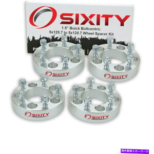 �X�y�[�T�[ 4PC 1.5 "�r���C�b�N���x���A�A�_�v�^�[���O�X�^�b�h5x120.7 SB�p�z�C�[���X�y�[�T�[ 4pc 1.5" Wheel Spacers for Buick Riveria Adapters Lugs Studs 5x120.7 sb