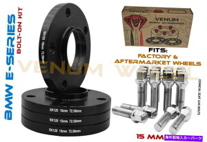 �X�y�[�T�[ 4 PC 5x120 BMW�z�C�[���X�y�[�T�[�L�b�g| 15mm | + 20 12x1.5�N�����{���g��325i 328i�ɓK�����܂� 4 Pc 5x120 BMW Wheel Spacer Kit | 15mm | + 20 12x1.5 Chrome Bolts Fits 325i 328i