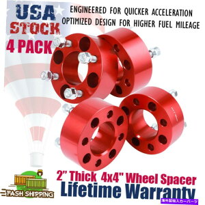 Xy[T[ 4PCS 2 "4x4zC[Xy[T[EZ GO GOLF CARTS CLUB CALS 1/2"XbhV 4Pcs 2" Thick 4x4 Wheel Spacers For EZ Go Golf Carts Club Cars 1/2" Threads NEW