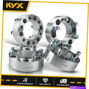 �X�y�[�T�[ �i4�j2 "�z�C�[���X�y�[�T�[�A�_�v�^�[6x5.5?6x5.5 m14x1.5�V���o���[�h1500�̃X�^�b�h (4) 2" Wheel Spacers Adapters 6x5.5 to 6x5.5 M14x1.5 Studs FOR Silverado 1500