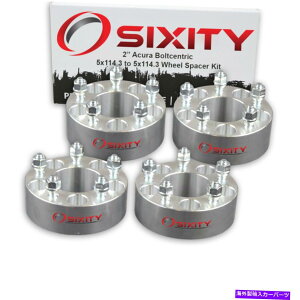 �X�y�[�T�[ 4PC 2 "Acura Cl Integra Mdx RSX Adapters Lugs Studs 5x114.3 Wi�̃z�C�[���X�y�[�T�[ 4pc 2" Wheel Spacers for Acura CL Integra MDX RSX Adapters Lugs Studs 5x114.3 wi