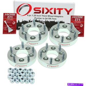 Xy[T[ 4PC 5x114.3mm5x139.7mmzC[Xy[T[A_v^[1.25 " 4pc 5x114.3mm to 5x139.7mm Wheel Spacers Adapters 1.25" for Pontiac Vibe hp
