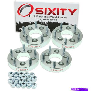 Xy[T[ 4PC 5x4.5 "5x5.5"zC[Xy[T[A_v^[1.25 "J[MKT MKXFU 4pc 5x4.5" to 5x5.5" Wheel Spacers Adapters 1.25" for Lincoln MKT MKX Thick fu