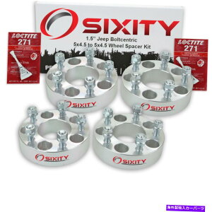 Xy[T[ 4PC 1.5 "W[vR}`̃zC[Xy[T[Oh`FL[oeB5x4.5 ZN 4pc 1.5" Wheel Spacers for Jeep Comanche Grand Cherokee Liberty 5x4.5 zn