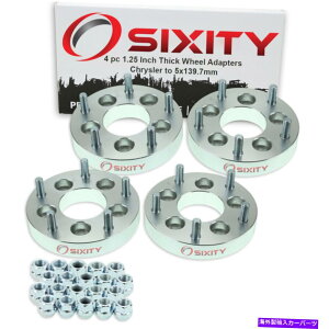 �X�y�[�T�[ 4PC 5x114.3mm����5x139.7mm�z�C�[���X�y�[�T�[�A�_�v�^�[1.25 �N���C�X���[200 LG�̏ꍇ 4pc 5x114.3mm to 5x139.7mm Wheel Spacers Adapters 1.25 for Chrysler 200 lg�y���s�A���i�z