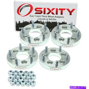 Xy[T[ 4PC 5x4.5 "5x5.5"zC[Xy[T[A_v^[1 "J[MKT MKXQD 4pc 5x4.5" to 5x5.5" Wheel Spacers Adapters 1" for Lincoln MKT MKX Thick qd