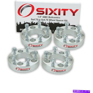 �X�y�[�T�[ 4PC 1.5 "GMC�p�z�C�[���X�y�[�T�[�W�~�[�\�m�}�A�_�v�^�[���O�X�^�b�h5x4.75 HQ 4pc 1.5" Wheel Spacers for GMC Jimmy Sonoma Adapters Lugs Studs 5x4.75 hq