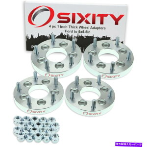 �X�y�[�T�[ 4PC 5x4.5 ����5x5.5�z�C�[���X�y�[�T�[�A�_�v�^�[1 Ford Five100 Flex XM 4pc 5x4.5 to 5x5.5 Wheel Spacers Adapters 1 for Ford Five Hundred Flex xm