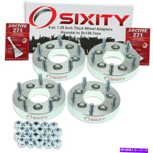 スペーサー 4pc 5x114.3mmから5x139.7mmホイールスペーサーアダプター1.25 "azera ih 4pc 5x114.3mm to 5x139.7mm Wheel Spacers Adapters 1.25" for Hyundai Azera ih