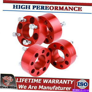 �X�y�[�T�[ 4pc 2 4x4�z�C�[���X�y�[�T�[�G�Y�p�̃S�[�N���u�J�[�S���t�J�[�g1/2 x20�X�^�b�h���b�h 4PC 2 4x4 Wheel Spacers Adapters For EZ GO Club Car Golf Cart 1/2x20 Studs Red�y���s�A���i�z