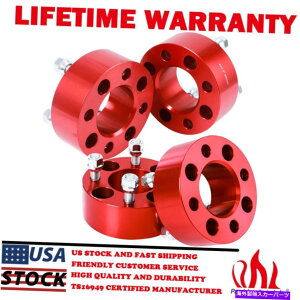 Xy[T[ 4PCS 2 "4x4"zC[Xy[T[EZ GO CLUB CARCAR GOLF CART THREAD 1/2 "X20 RED 4PCS 2" Thick 4x4" Wheel Spacer For EZ GO Club Car Golf Cart Thread 1/2"x20 Red