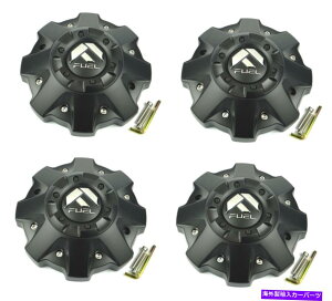 Xy[T[ 4xVR}bgubN5/6O{gzC[Z^[LbvD525{o[1002-48b 4x NEW Fuel Matte Black 5/6 Lug Bolt On Wheel Center Caps D525 Revolver 1002-48B