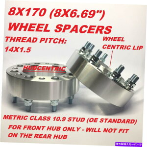 Xy[T[ 2PC 3 "8x170nuZgbNzC[Xy[T[F250 F350X[p[f[eBA_v^[ɓK܂ 2pc 3" 8x170 Hubcentric Wheel Spacers Fits F250 F350 Excursion SuperDuty Adapter