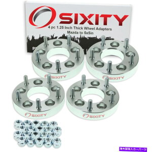 Xy[T[ 4PC 5x4.5 "5x5"zC[Xy[T[A_v^[1.25 "}c_3 626 929 CX-5 BB 4pc 5x4.5" to 5x5" Wheel Spacers Adapters 1.25" for Mazda 3 626 929 CX-5 bb