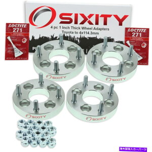 スペーサー 4PC 4x100mmから4x114.3mmホイールスペーサーアダプター1 " 4pc 4x100mm to 4x114.3mm Wheel Spacers Adapters 1" for Toyota Celica Corolla iw