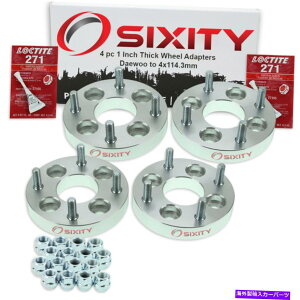 Xy[T[ 4pc 4x100mm4x114.3mmzC[Xy[T[A_v^[1 "for daewoo lanos leganza iz 4pc 4x100mm to 4x114.3mm Wheel Spacers Adapters 1" for Daewoo Lanos Leganza iz