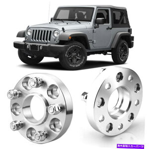 Xy[T[ 2PCS 1 "zC[Xy[T[SnuA_v^[5x5 71.6mmW[vO[̃X^bh07+ 2pcs 1" Wheel Spacers Centric Hub Adapters 5x5 71.6mm Stud For Jeep Wrangler 07+