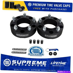 Xy[T[ 98-20g^chZRCAN[U[nuZgbN1.5 "zC[Xy[T[^CLbv Fits 98-20 Toyota Tundra Sequoia Cruiser Hubcentric 1.5" Wheel Spacers Tire Cap
