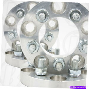 Xy[T[ 4 PC |W[v5Ox 4.5 "5x4.5"zC[A_v^[/Xy[T[| 1/2X^bh| 1 " 4 pc | JEEP 5 lug x 4.5" to 5x4.5" Wheel Adapters/Spacers | 1/2 Studs | 1" Thick