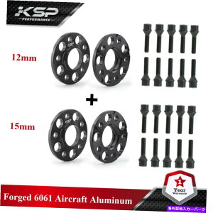 Xy[T[ 4 15 mm12 mm 5x112 66.56mm C.BzC[Xy[T[14x1.25{gtBbgBMW~jf 4 15 MM & 12 MM 5X112 66.56MM C.B WHEEL SPACER 14X1.25 BOLT FIT BMW MINI MODEL