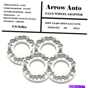 �X�y�[�T�[ 4PC 5x135?5x5.5 "�z�C�[���X�y�[�T�[1.5" Ford F-150 Expedition Navigator 1/2-20 " 4PC 5x135 to 5x5.5" Wheel Spacers 1.5" Ford F-150 Expedition Navigator 1/2-20"