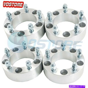 �X�y�[�T�[ �i4�j2 "�z�C�[���X�y�[�T�[�A�_�v�^�[5x5.5" 9/16 "�X�^�b�h�t�B�b�g�_�b�W����1500���@���f�������S (4) 2" Wheel Spacers Adapters 5x5.5" 9/16" Studs Fits Dodge Ram 1500 Van Durango