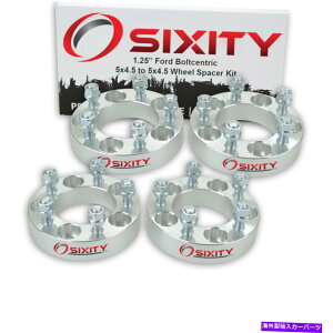 Xy[T[ 4PC 1.25 "tH[hGAX^[uRIINErNgA5x4.5tB[g̃zC[Xy[T[ 4pc 1.25" Wheel Spacers for Ford Aerostar Bronco II Crown Victoria 5x4.5 ft