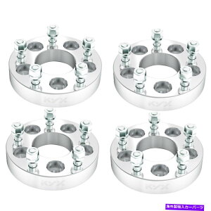 Xy[T[ 4PC 5x4.5 ''5x5.5 '' 1.25 ''_bW_R^J[zC[A_v^[ 4pc 5x4.5'' to 5x5.5'' 1.25'' for Dodge Dakota Lincoln Mercury Wheel Adapters