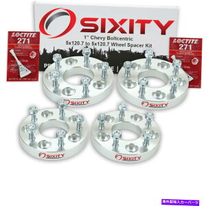 Xy[T[ 4PC 1 "V{[J}RxbgA_v^[OX^bh5x120.7 ol̃zC[Xy[T[ 4pc 1" Wheel Spacers for Chevy Camaro Corvette Adapters Lugs Studs 5x120.7 ol