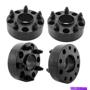 �X�y�[�T�[ 4PC�u���b�N2 "�n�u�Z���g���b�N�z�C�[���X�y�[�T�[5x139.7�A�_�v�^�[77.8mm�n�u�p�_�b�W���� 4Pc Black 2" Hubcentric Wheel Spacers 5x139.7 Adapters 77.8mm Hub For Dodge Ram