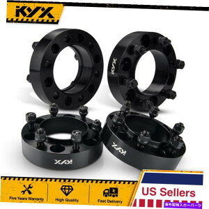 Xy[T[ 1.5 "zC[Xy[T[6x5.5?6x5.5-12x1.5-106g^^R}4pcs 1.5" Black Wheel Spacers 6x5.5 to 6x5.5-12x1.5-106 For Toyota Tacoma 4pcs