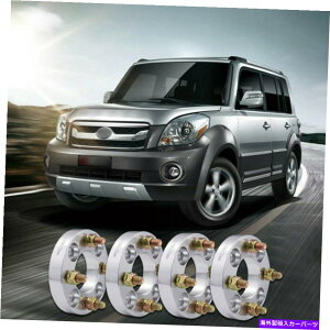 �X�y�[�T�[ 4PCS 25mm 1inch 4x100�Ԃ̃n�u�Z���g���b�N�z�C�[���X�y�[�T�[�A�_�v�^�[12x1.5�X�^�b�h�A���~�j�E�� 4pcs 25mm 1inch 4x100 Car Hubcentric Wheel Spacers Adapter 12x1.5 Studs Aluminum