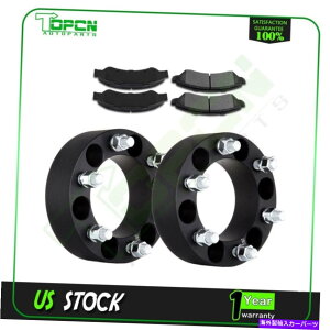 Xy[T[ 4xv~AZ~bNu[Lpbh2xLfbNV{[p̃zC[Xy[T[ 4x Premium Ceramic Brake Pads 2x wheel spacers For Cadillac Chevrolet