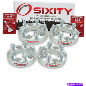 Xy[T[ 4PC 1.25 "W[vR}`̃zC[Xy[T[Oh`FL[oeB5x4.5 gh 4pc 1.25" Wheel Spacers for Jeep Comanche Grand Cherokee Liberty 5x4.5 gh