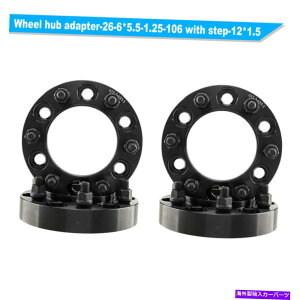 Xy[T[ i4j1.25 "nuZgbNzC[Xy[T[6x5.5 | 12x1.5g^4runnerNTX̃X^bh (4) 1.25" Hubcentric Wheel Spacers 6x5.5 | 12x1.5 Studs for Toyota 4Runner Lexus