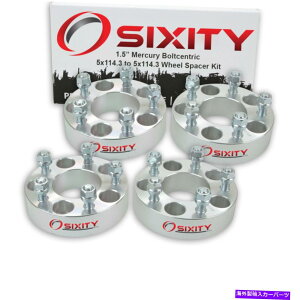 Xy[T[ 4pc 1.5 "N[K[}E_[}EejÃzC[Xy[T[5x114.3 di 4pc 1.5" Wheel Spacers for Mercury Cougar Marauder Mountaineer 5x114.3 di