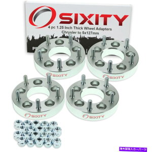 Xy[T[ 4pc 5x114.3mm5x127mmzC[Xy[T[A_v^[1.25 " 4pc 5x114.3mm to 5x127mm Wheel Spacers Adapters 1.25" for Chrysler 200 300M am