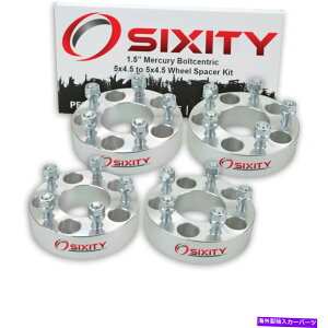 �X�y�[�T�[ 4PC 1.5����O�����h�}�[�L�X�A�_�v�^�[���O�X�^�b�h5x4.5 VC�p�z�C�[���X�y�[�T�[ 4pc 1.5" Wheel Spacers for Mercury Grand Marquis Adapters Lugs Studs 5x4.5 vc