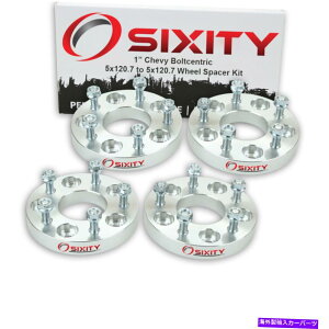 �X�y�[�T�[ 4PC 1 "�V�{���[�J�}���R���x�b�g�A�_�v�^�[���O�X�^�b�h5x120.7 ex�p�z�C�[���X�y�[�T�[ 4pc 1" Wheel Spacers for Chevy Camaro Corvette Adapters Lugs Studs 5x120.7 ex