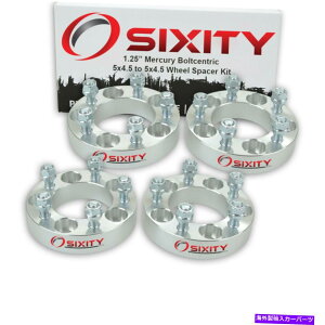 �X�y�[�T�[ 4PC 1.25����a���̃z�C�[���X�y�[�T�[�N�[�K�[�A�_�v�^�[���O�X�^�b�h5x4.5 YB 4pc 1.25" Wheel Spacers for Mercury Comet Cougar Adapters Lugs Studs 5x4.5 yb