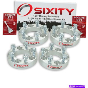 Xy[T[ 4PC 1.25 "N[K[}E_[}EejApzC[Xy[T[5x114.3 Gy 4pc 1.25" Wheel Spacers for Mercury Cougar Marauder Mountaineer 5x114.3 gy