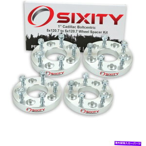 �X�y�[�T�[ 4PC 1 "�L���f���b�N�G���h���hXLR�A�_�v�^�[���O�X�^�b�h5x120.7 WP�p�z�C�[���X�y�[�T�[ 4pc 1" Wheel Spacers for Cadillac El Dorado XLR Adapters Lugs Studs 5x120.7 wp