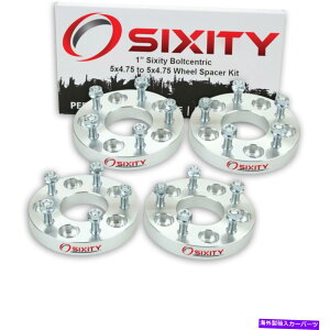�X�y�[�T�[ 4PC 1 "60���s�b�N�A�b�v�g���b�NSUV�A�_�v�^�[���O�X�^�b�h5x4.75 UO�p�z�C�[���X�y�[�T�[ 4pc 1" Wheel Spacers for Sixity Pickup Truck SUV Adapters Lugs Studs 5x4.75 uo